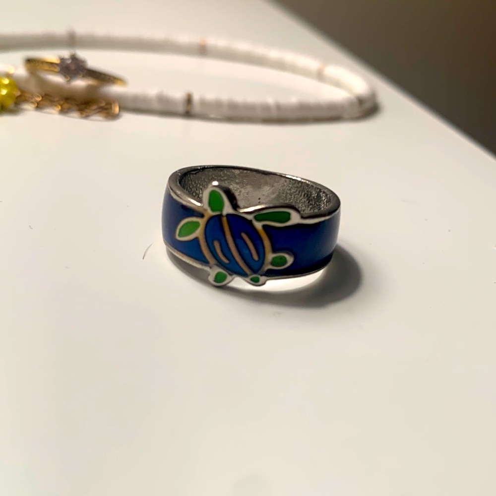Turtle Band Mood Ring